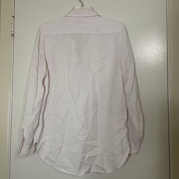 ARITZIA babaton light pink button down utility blouse top size Small - Picture 4 of 5